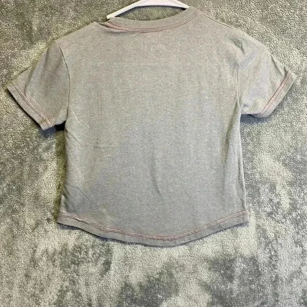 Disney Junior‎ Unisex Gray with Black Mickey Mouse print Tshirt Size 4T